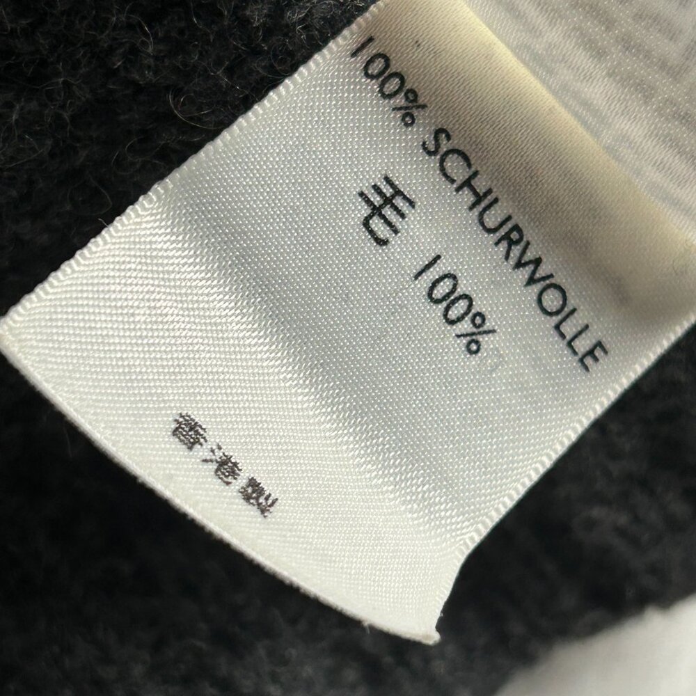 Vintage Eddie Bauer Women Lambswool Floral Embroidered Cardigan Sweater PXL Gray - Picture 5 of 9